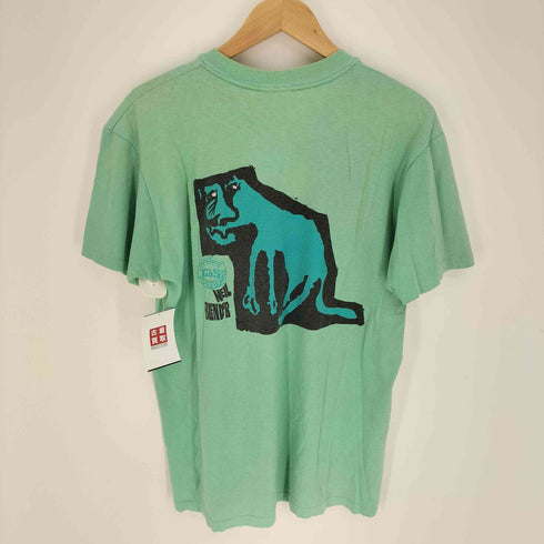 90S USA製 G&S GORDON & SMITH STEDMAN ボディ 両面プリント シングルステッチ S/S クルーネック Tシャツ メンズ import:L
