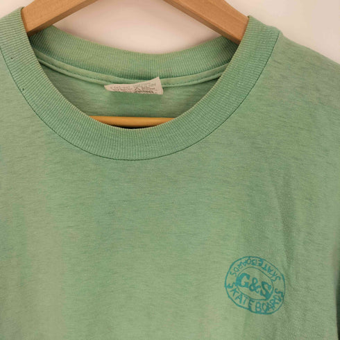 90S USA製 G&S GORDON & SMITH STEDMAN ボディ 両面プリント シングルステッチ S/S クルーネック Tシャツ メンズ import:L