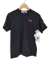 プレイコムデギャルソン PLAY COMME des GARCONS AD2020 ハート刺繍クルーネックTシャツ メンズ JPN:M