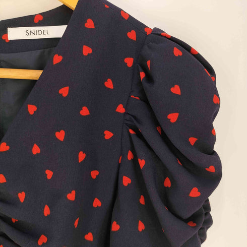 スナイデル snidel Heart collection ハートプリントワンピース レディース JPN:1