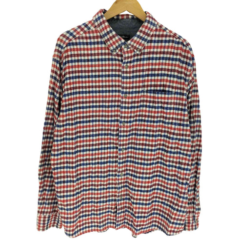 エディーバウアー Eddie Bauer グレータグ ギンガム チェック B.D L/S シャツ メンズ import:XL