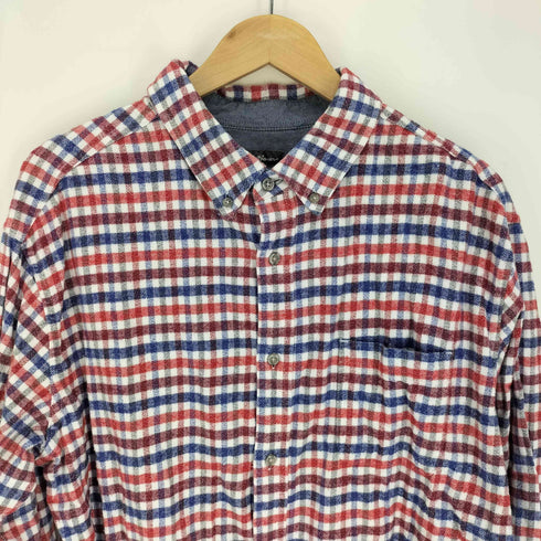 エディーバウアー Eddie Bauer グレータグ ギンガム チェック B.D L/S シャツ メンズ import:XL