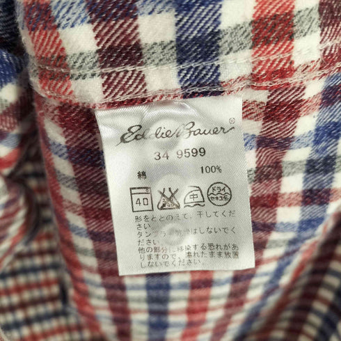 エディーバウアー Eddie Bauer グレータグ ギンガム チェック B.D L/S シャツ メンズ import:XL