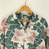 PARADISE FOUND 90S ハワイ製 総柄 花柄 開襟 オープンカラー S/S アロハ シャツ メンズ import:L