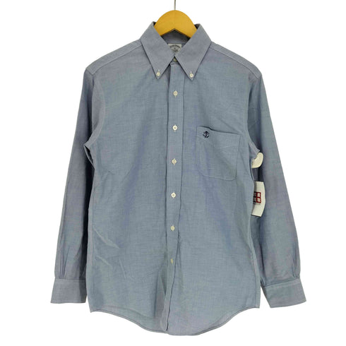 ブルックスブラザーズ BROOKS BROTHERS SLIM FIT オックスフォード ボタン ロゴ 刺繍 B.D L/S シャツ メンズ import:S