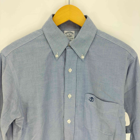 ブルックスブラザーズ BROOKS BROTHERS SLIM FIT オックスフォード ボタン ロゴ 刺繍 B.D L/S シャツ メンズ import:S