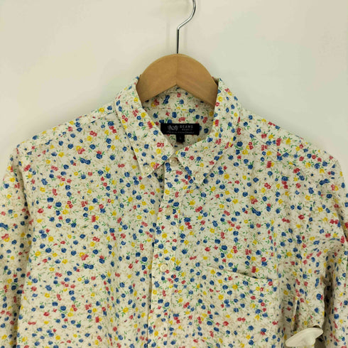 ビームスハート BEAMS HEART 総柄 花柄 B.D L/S シャツ メンズ import:L