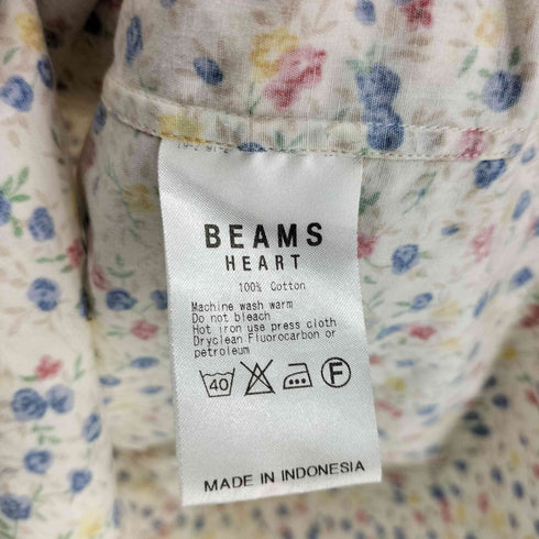 ビームスハート BEAMS HEART 総柄 花柄 B.D L/S シャツ メンズ import:L