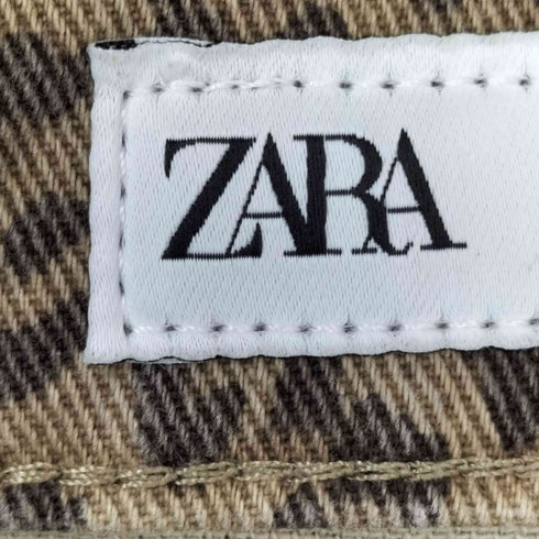 ザラ ZARA アニマルプリントリラックスフィットハイライズジーンズ TRF レディース EUR:34
