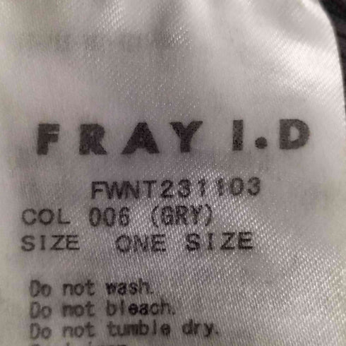フレイアイディー FRAY I.D フリルコンビオフショルダーニット レディース ONE SIZE