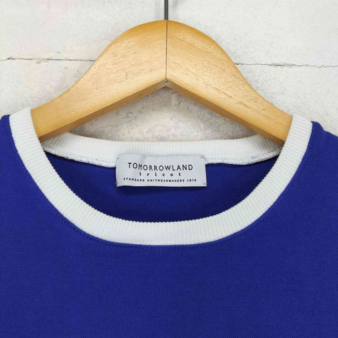 トゥモローランドトリコ TOMORROWLAND tricot コットン半袖ニット レディース JPN:M