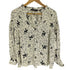 ザラ ZARA 星 花 総柄 オープン L/S シャツ ブラウス レディース import:M