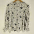 ザラ ZARA 星 花 総柄 オープン L/S シャツ ブラウス レディース import:M