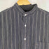 OVERTON MADE IN USA ストライプ バンドカラーシャツ メンズ JPN:S