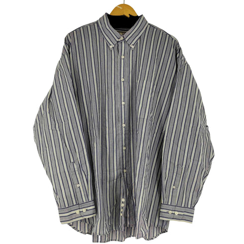 サンリバークロージング SUN RIVER CLOTHING CO L/S BD ストライプシャツ メンズ JPN:XL