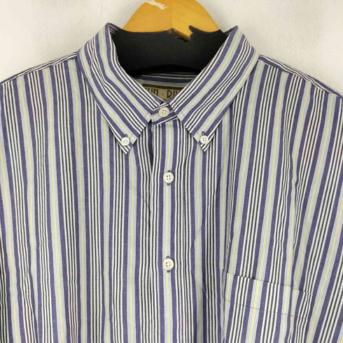 サンリバークロージング SUN RIVER CLOTHING CO L/S BD ストライプシャツ メンズ JPN:XL