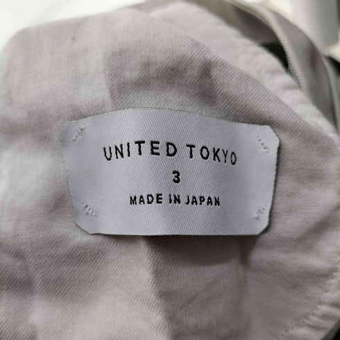 ユナイテッドトウキョウ UNITED TOKYO HAKAMA ツイル ハイウエスト パンツ レディース JPN:3