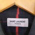 サンローランパリ SAINT LAURENT PARIS 17SS 染めチェック柄 レギュラーカラーフロントポケット 長袖シャツ メンズ 38/15
