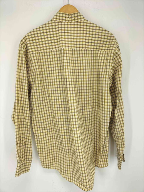 エディーバウアー Eddie Bauer 白タグ ボタンダウンチェックシャツ メンズ import:S