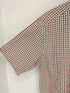 エディーバウアー Eddie Bauer シアサッカー ボタンダウンチェックシャツ メンズ import:M