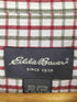 エディーバウアー Eddie Bauer シアサッカー ボタンダウンチェックシャツ メンズ import:M