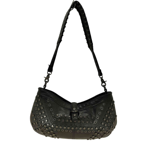 ザラ ZARA フェイクレザースタッズワンショルダー レディース M