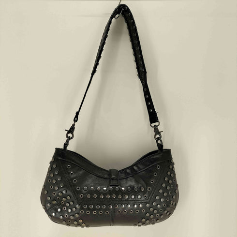 ザラ ZARA フェイクレザースタッズワンショルダー レディース M