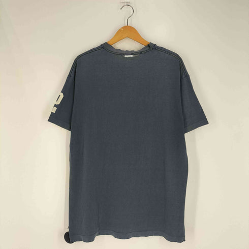 ステューシー Stussy 90-00s USA製 銀タグ LONDON INT2 アームナンバリング プリント シングルステッチ Tシャツ メンズ import:XL