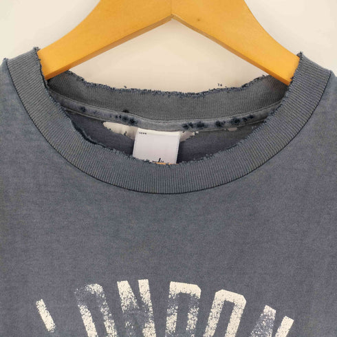 ステューシー Stussy 90-00s USA製 銀タグ LONDON INT2 アームナンバリング プリント シングルステッチ Tシャツ メンズ import:XL