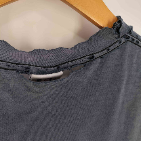 ステューシー Stussy 90-00s USA製 銀タグ LONDON INT2 アームナンバリング プリント シングルステッチ Tシャツ メンズ import:XL