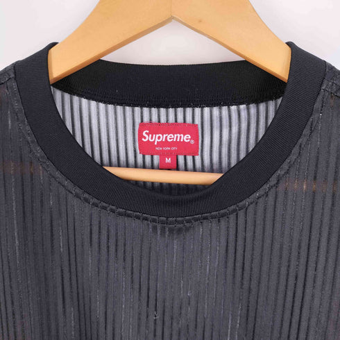 シュプリーム Supreme Gradient Mesh Stripe Jersey メッシュ ストライプ ジャージー Tシャツ メンズ import:M