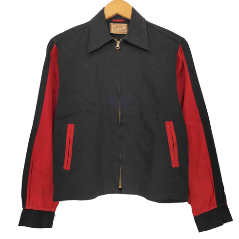 キャンパス CAMPUS 40S CONMARジップ サテン ブルゾンジャケット メンズ