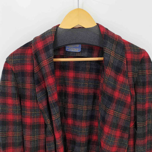 ペンドルトン PENDLETON 50S チェックウールガウン メンズ import:S