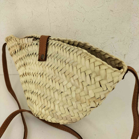 KECH LeS ESSENTIELS ラフィアミニ ショルダー バッグ レディース