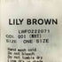 リリーブラウン Lily Brown レースミニワンピース レディース ONE SIZE