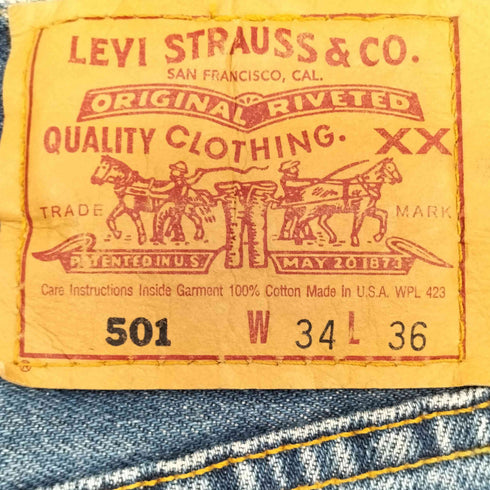 リーバイス Levis 97年製 USA製 501デニムパンツ メンズ 34/36