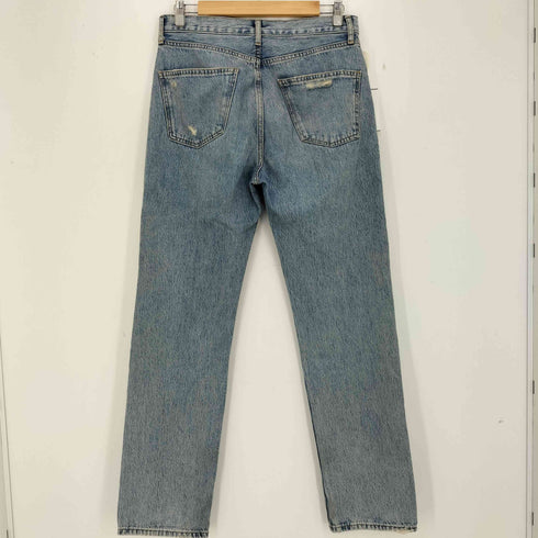 ザラ ZARA ZW COLLECTION RELAXED FIT ミッドライズ デニムパンツ ダメージ メンズ 38