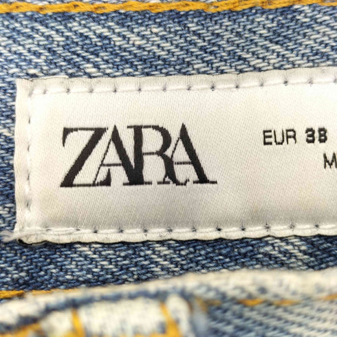 ザラ ZARA ZW COLLECTION RELAXED FIT ミッドライズ デニムパンツ ダメージ メンズ 38