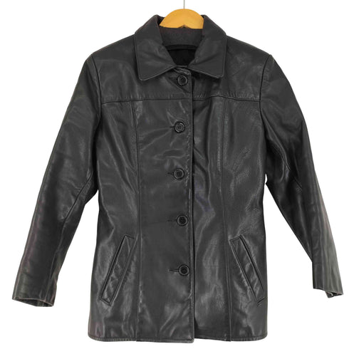 DAVID DK KADOSH レザーカーコート レディース import:S