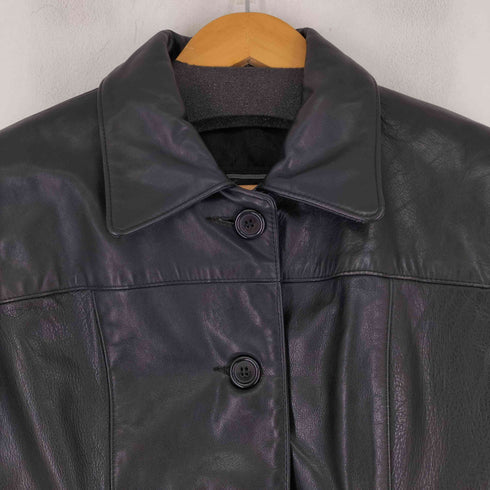 DAVID DK KADOSH レザーカーコート レディース import:S