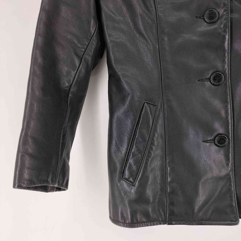 DAVID DK KADOSH レザーカーコート レディース import:S