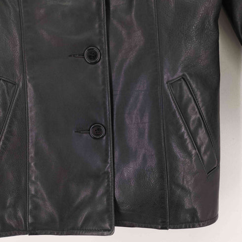 DAVID DK KADOSH レザーカーコート レディース import:S