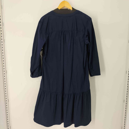 ギャップ Gap ギャザーデザイン L/S ワンピース レディース import:L