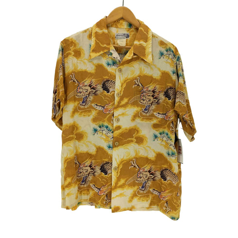 HANAUMA BAY 総柄アロハシャツ 龍 メンズ JPN:L