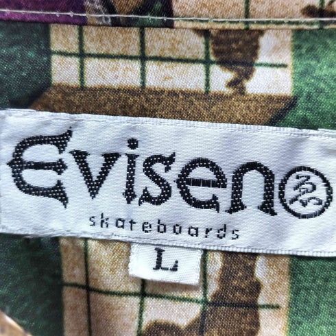 エビセンスケートボーズ Evisen skateboards WORLD HALL FLANNEL SHIRT メンズ JPN:L