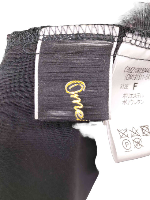 オメカシ omekashi ノーカラー ボリュームスリーブ ブラウス レディース FREE