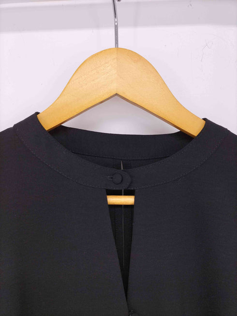 オメカシ omekashi ノーカラー ボリュームスリーブ ブラウス レディース FREE