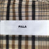 トーガプルラ TOGA PULLA バックベルトS/Sシア―チェックブラウス レディース