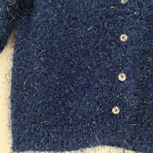 マウジー moussy SHAGGY GLITTER KNIT カーディガン レディース FREE