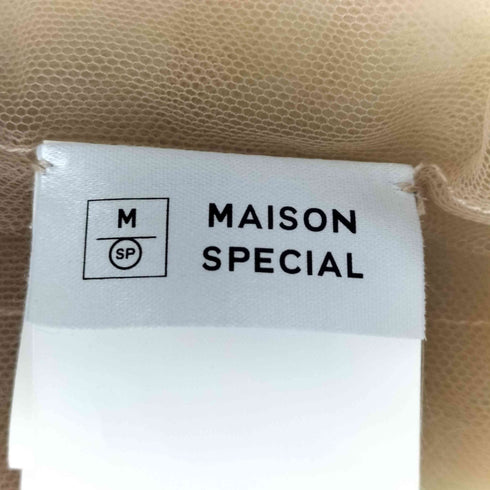 メゾンスペシャル MAISON SPECIAL 21AW レイヤードチュールトップス レディース FREE